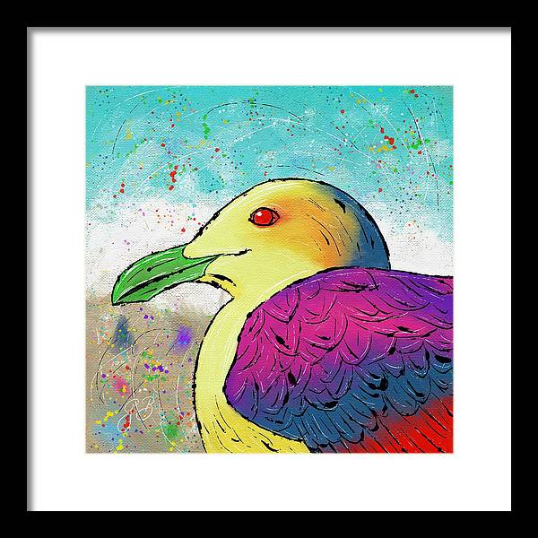 Seagull Celebration - Framed Print