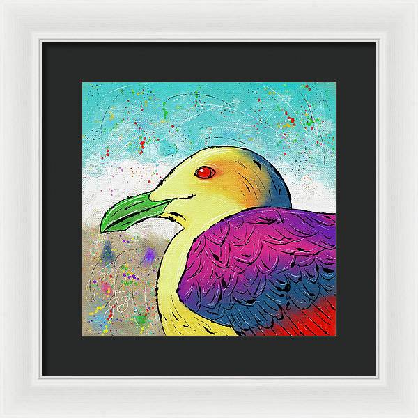 Seagull Celebration - Framed Print