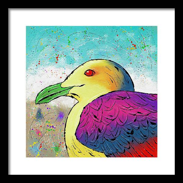 Seagull Celebration - Framed Print