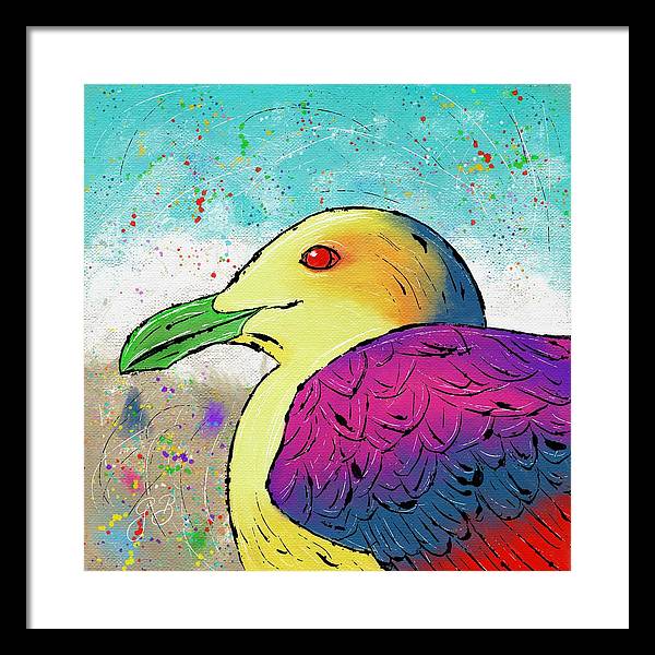 Seagull Celebration - Framed Print