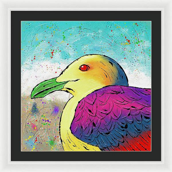 Seagull Celebration - Framed Print