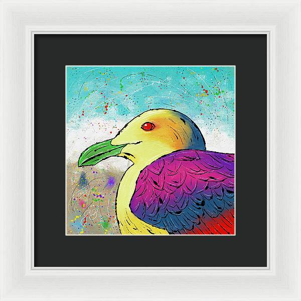 Seagull Celebration - Framed Print