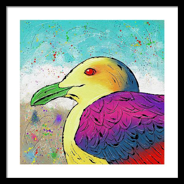 Seagull Celebration - Framed Print