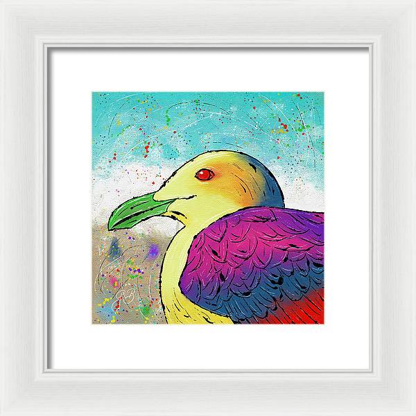 Seagull Celebration - Framed Print