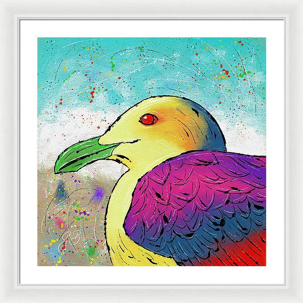 Seagull Celebration - Framed Print