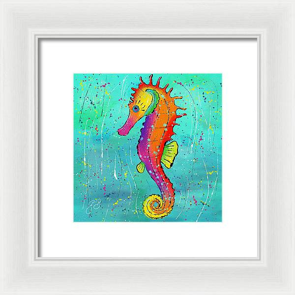 Seahorse Celebration - Framed Print