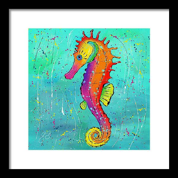 Seahorse Celebration - Framed Print