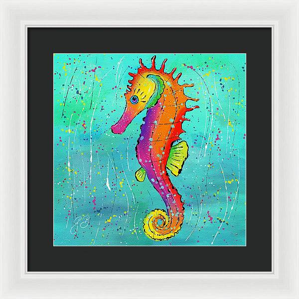 Seahorse Celebration - Framed Print