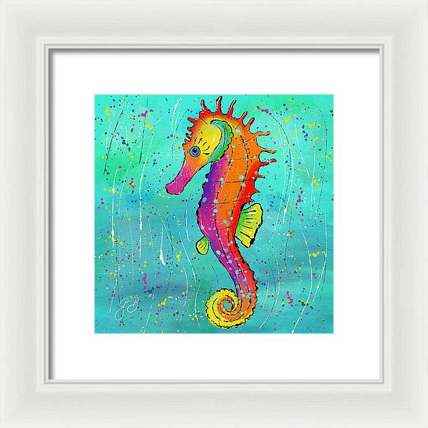 Seahorse Celebration - Framed Print