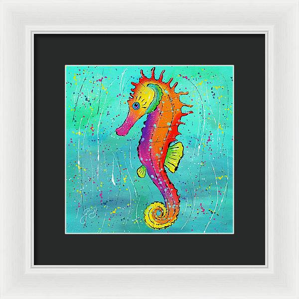 Seahorse Celebration - Framed Print