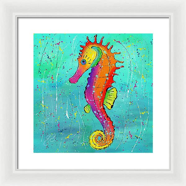 Seahorse Celebration - Framed Print