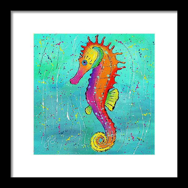 Seahorse Celebration - Framed Print