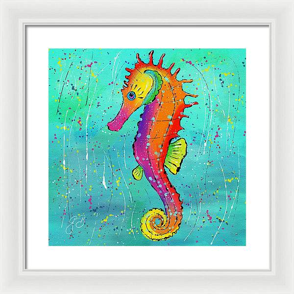 Seahorse Celebration - Framed Print