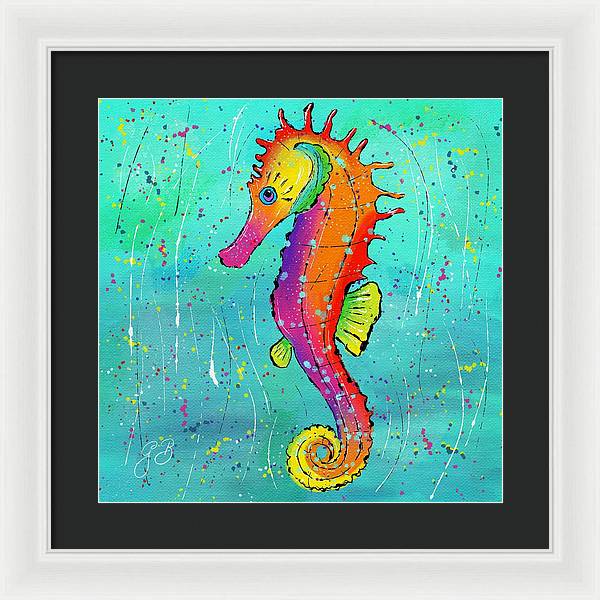 Seahorse Celebration - Framed Print