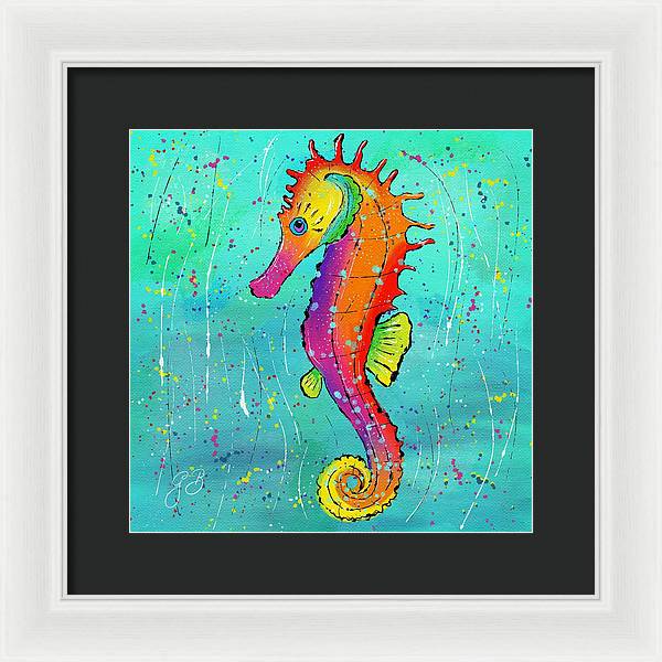 Seahorse Celebration - Framed Print