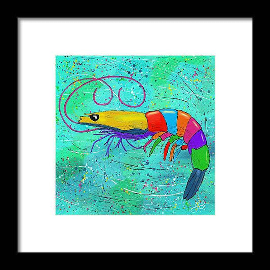 Shrimp Celebration - Framed Print